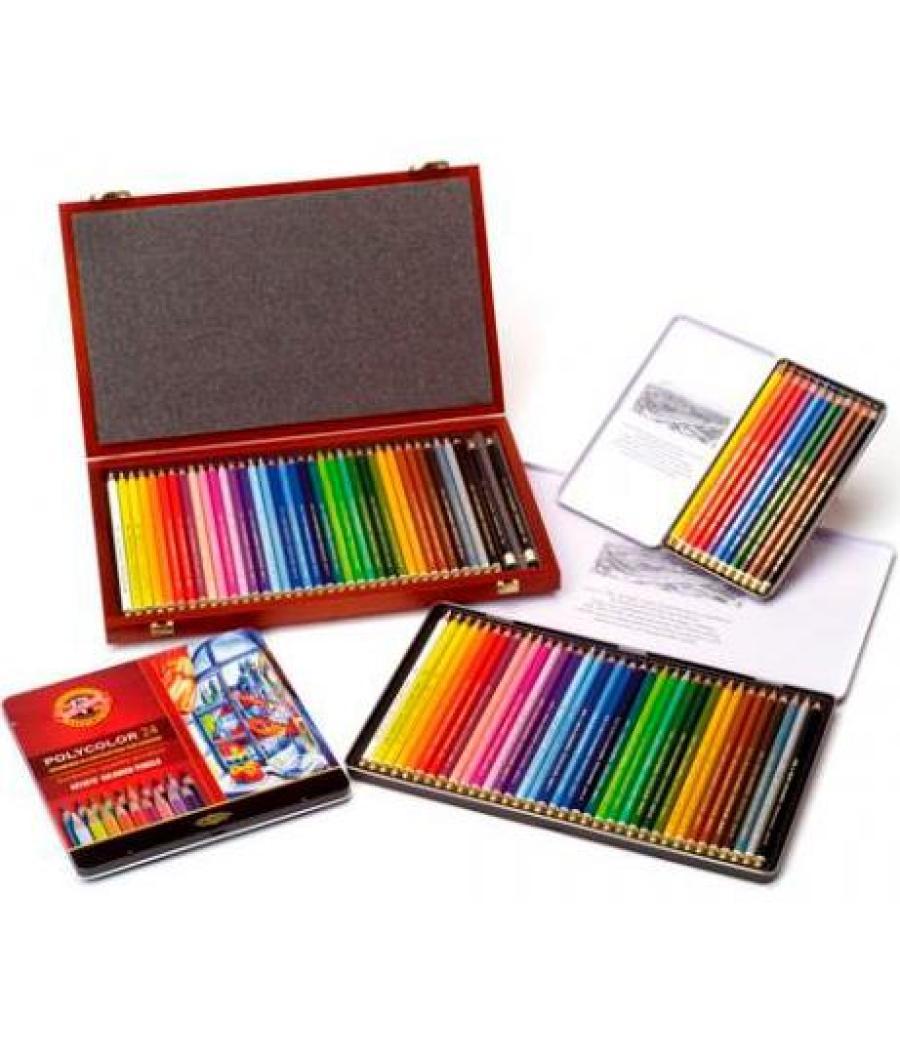 Michel set de lápices polycolor en caja metálica 12 colores surtidos