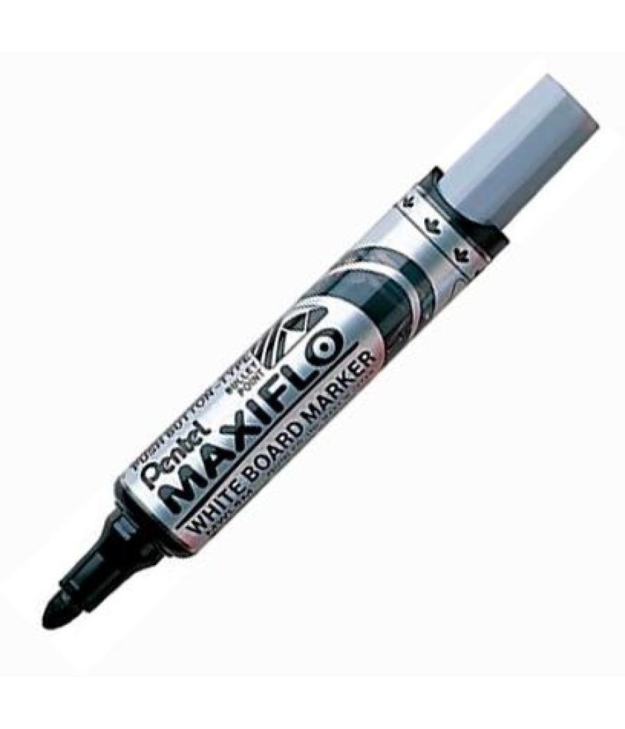 Pentel maxiflo mwl-5m marcador pizarra-blanca negro punta gruesa -12u-