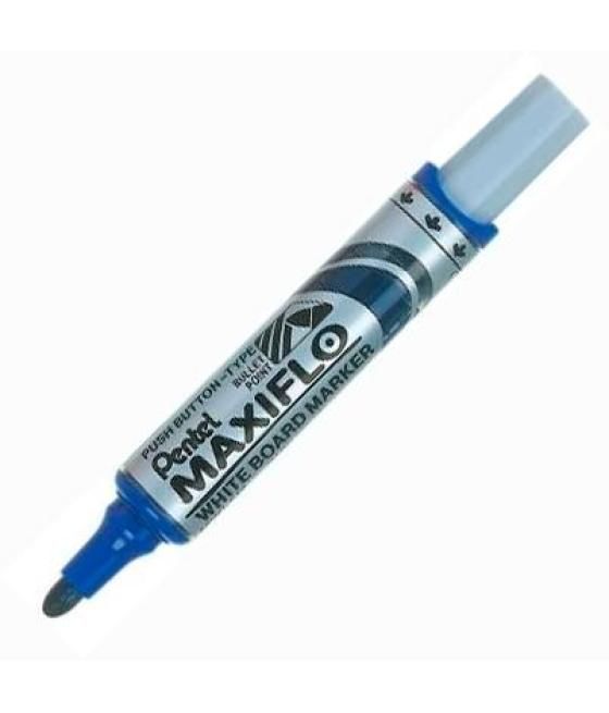 Pentel maxiflo mwl-5m marcador pizarra-blanca azul punta gruesa -12u-
