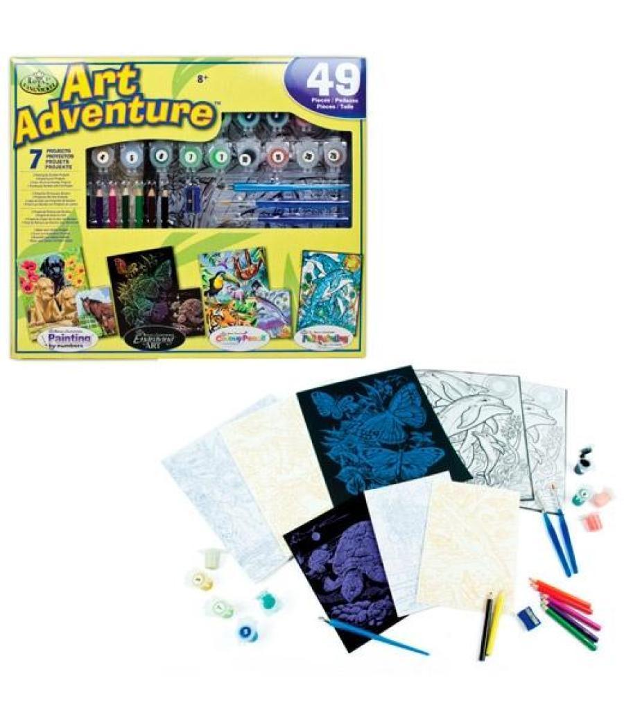 Royal langnickel juego de arte adventure super value 7 proyectos