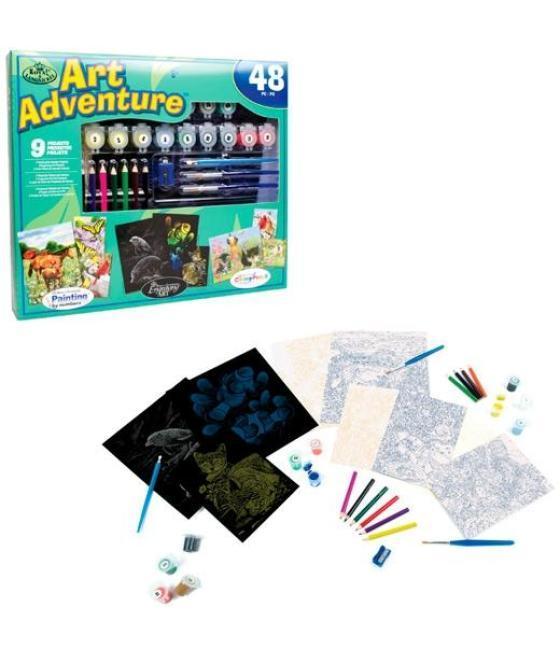Royal langnickel juego de arte adventure super value 9 proyectos