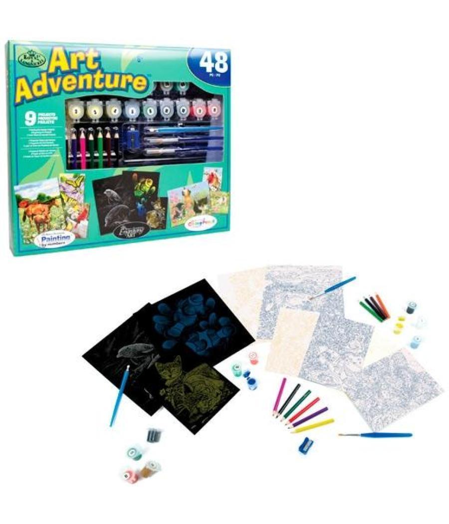 Royal langnickel juego de arte adventure super value 9 proyectos