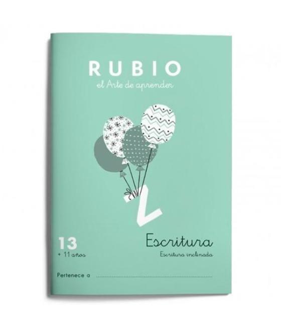 Rubio cuaderno de escritura nº 13