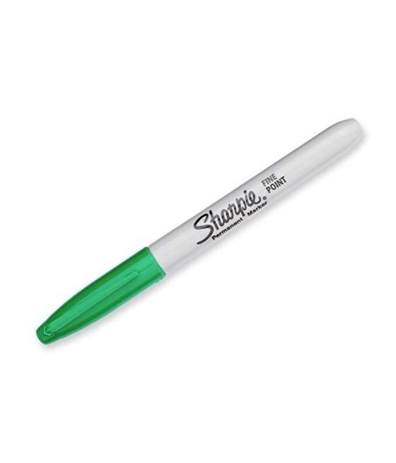 Sharpie marcador permanente fine 0,9mm verde punta redonda
