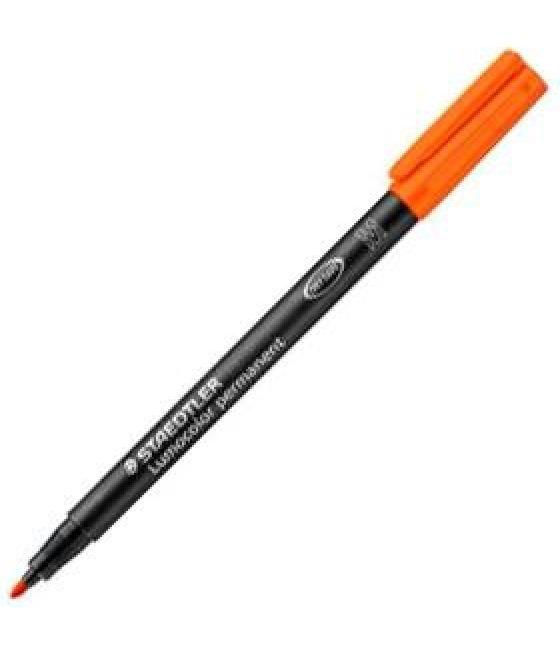 Staedtler rotulador permanente lumocolor 317 m naranja