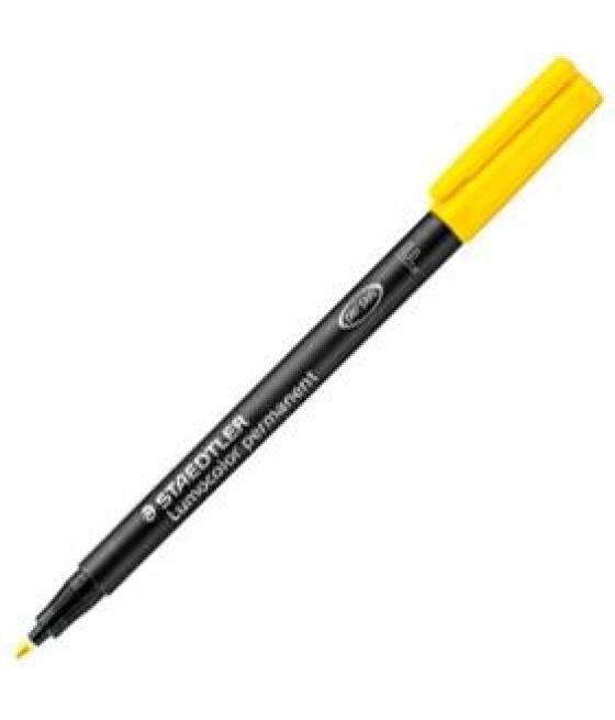 Staedtler rotulador permanente lumocolor 318 f amarillo