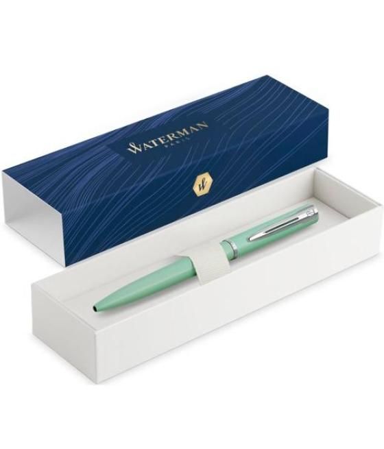 Waterman bolígrafo allure pastel punta media estuche de regalo lacado verde