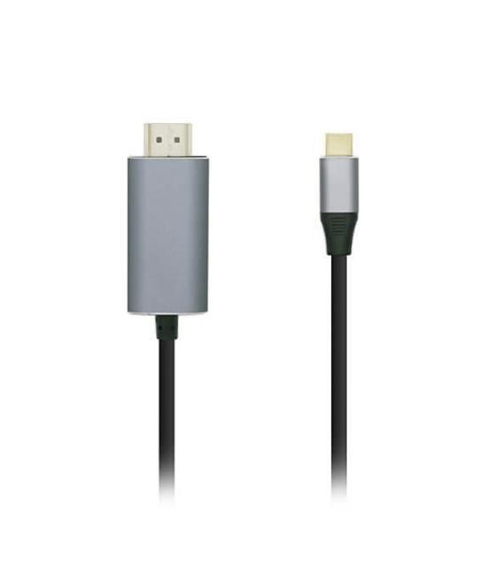 Adaptador usb-c a hdmi 4k 60hz aisens negro