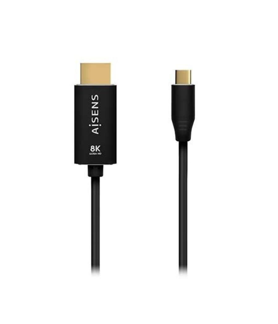 Adaptador usb-c a hdmi 8k 60hz aisens 2m negro