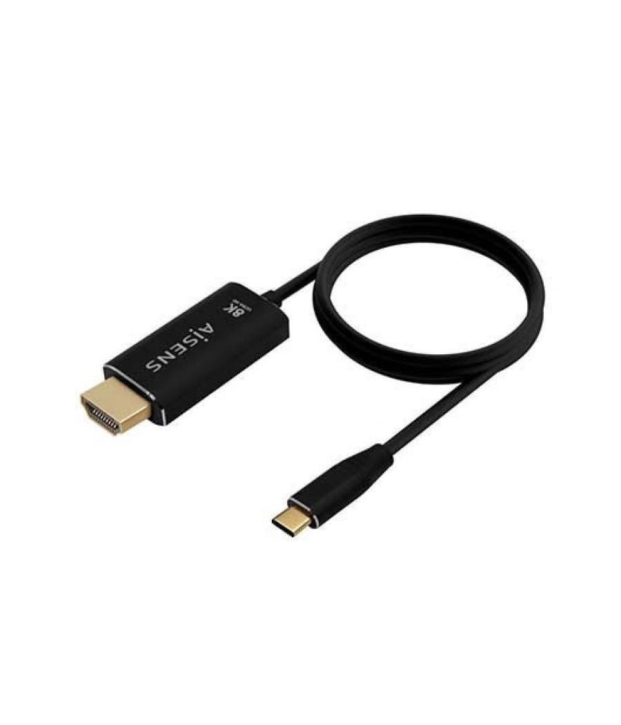 Adaptador usb-c a hdmi 8k 60hz aisens 2m negro