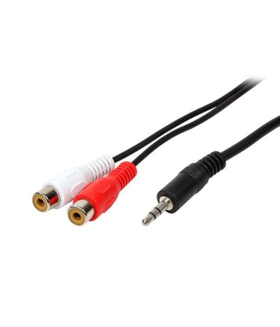 Cable audio 1xjack 3.5m a 2xrca h logilink 0.2m