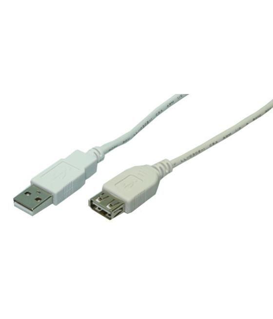 Cable extensor usb(a) 2.0 a usb(a) 2.0 logilink 5m gris