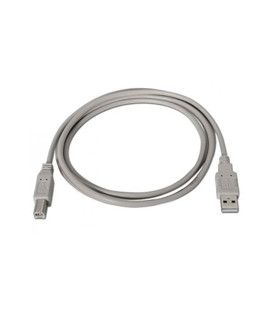 Cable usb(a) 2.0 a usb(b) 2.0 aisens 3m beige