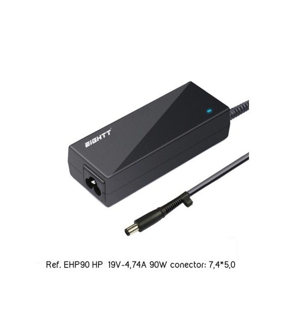Eightt - Cargador Específico Compatible con HP 19V-4,74A 90W 7,4*5,0 - Imagen 1