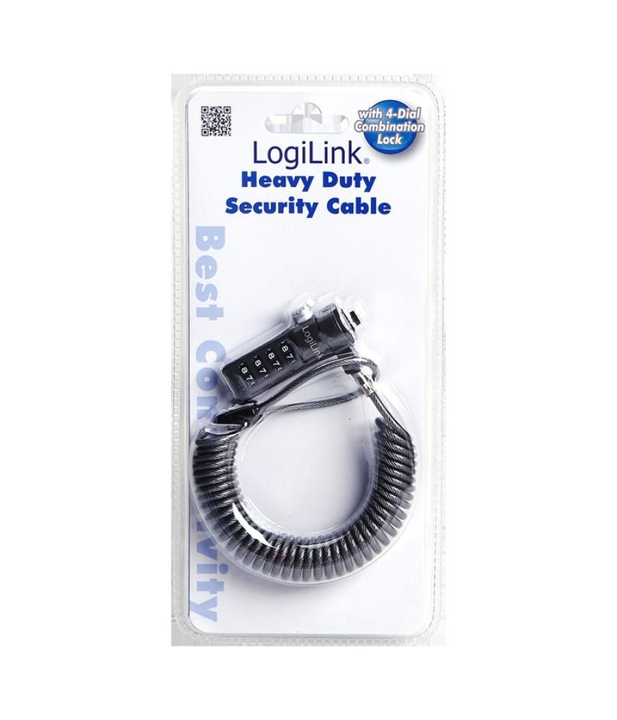 Cable seguridad portatil logilink nbs004