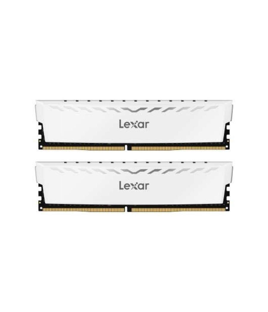 Modulo memoria ram ddr4 16gb 2x8gb 3600mhz lexar thor white