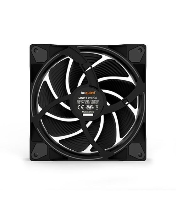 Ventilador 140x140 be quiet light wings high speed