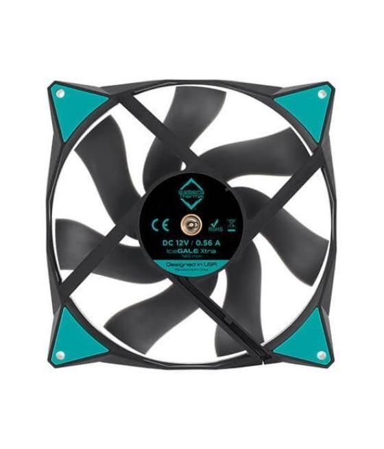 Ventilador 140x140 iceberg-thermal icegale xtra black