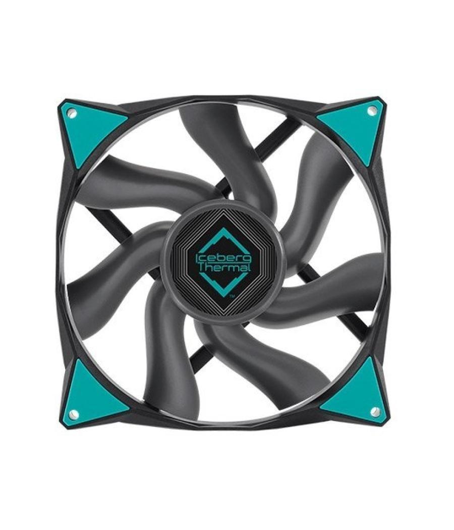 Ventilador 140x140 iceberg-thermal icegale argb black 2p