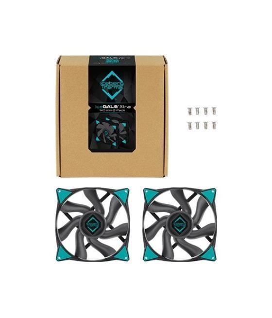 Ventilador 140x140 iceberg-thermal icegale argb black 2p