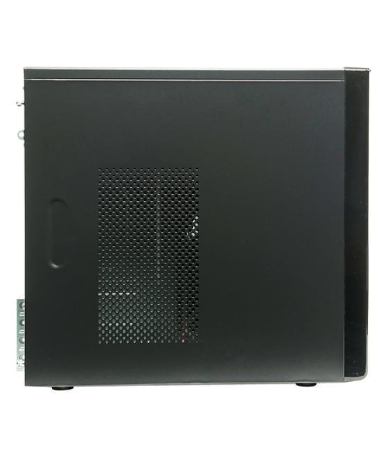 Caja microatx unykach dark shadow negra - fa 500w - 2x usb 2.0 + 2x usb 3.0 frontales - 2 bahías 5.25" + 1 bahía 3.5