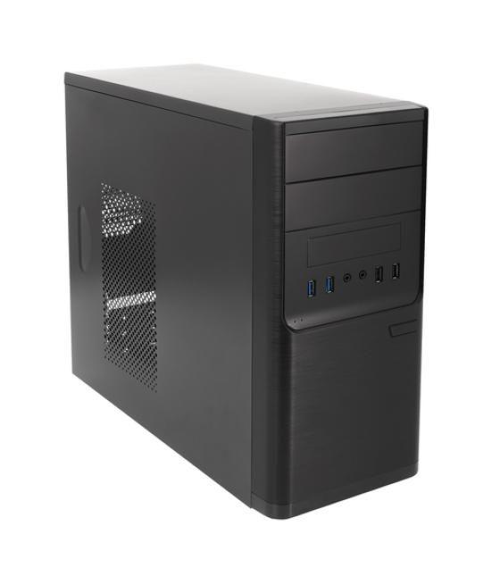 Caja microatx unykach dark shadow negra - fa 500w - 2x usb 2.0 + 2x usb 3.0 frontales - 2 bahías 5.25" + 1 bahía 3.5