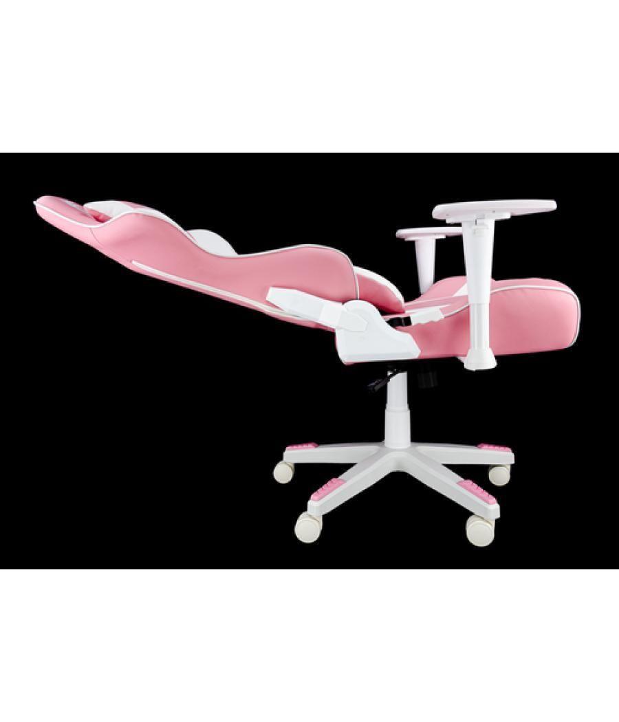 Talius - silla gaming dragonfly - 2d - blanco/rosa