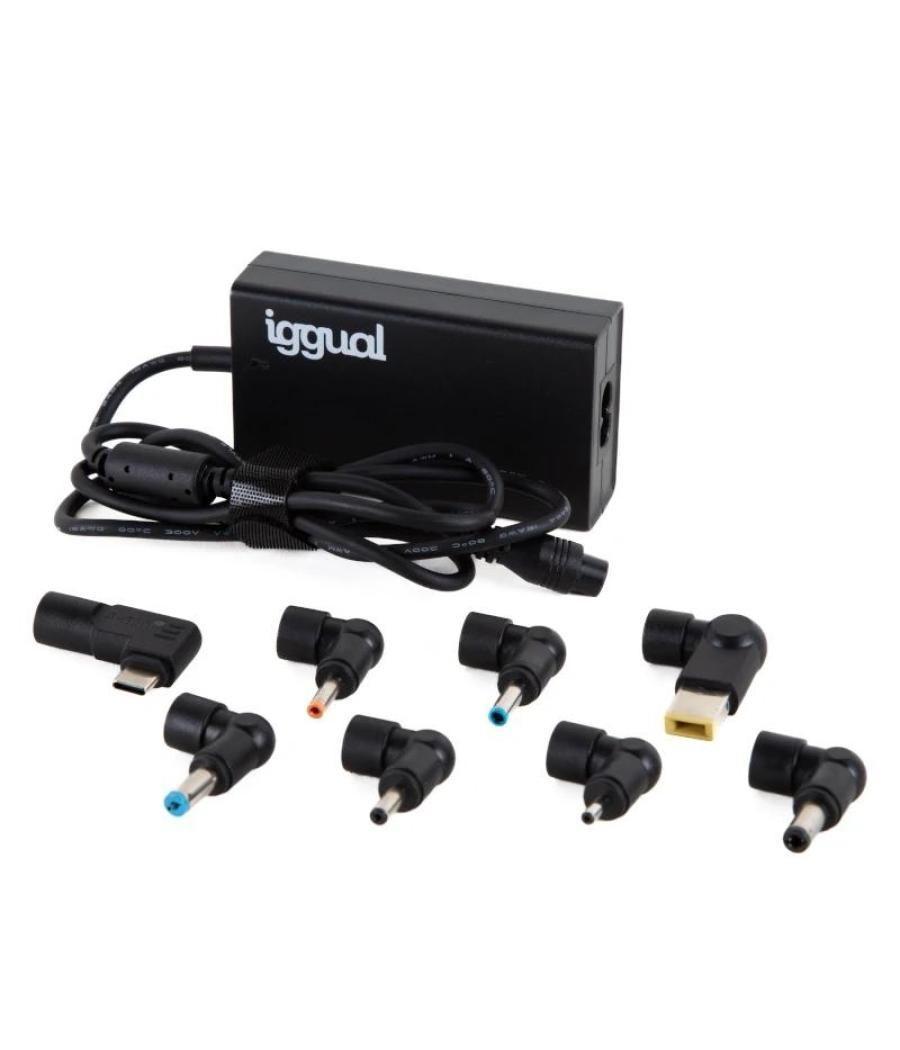 Iggual cargador universal automático cua-c-8t-65w