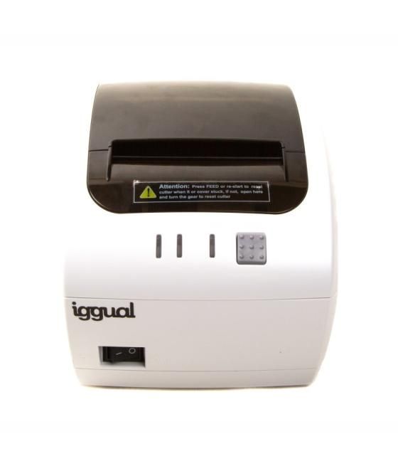 Iggual impresora térmica tp7001w usb+rj45 blanco