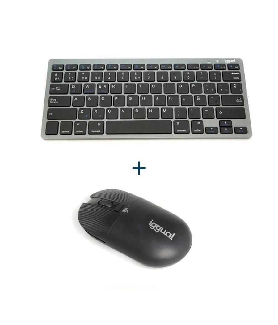 Iggual kit bundle teclado + ratón yin bluetooth
