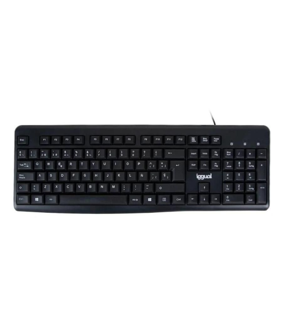 Iggual teclado estándar ck-basic2-105t negro