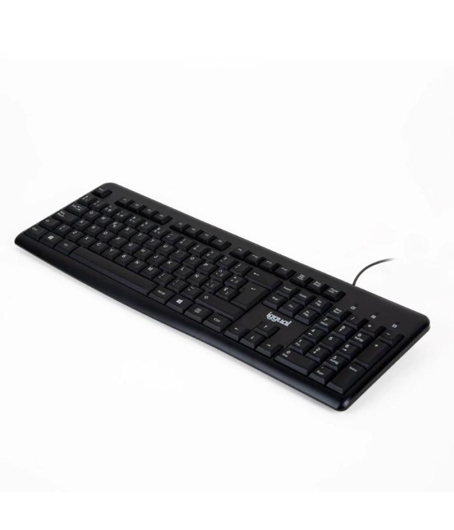 Iggual teclado estándar ck-basic2-105t negro