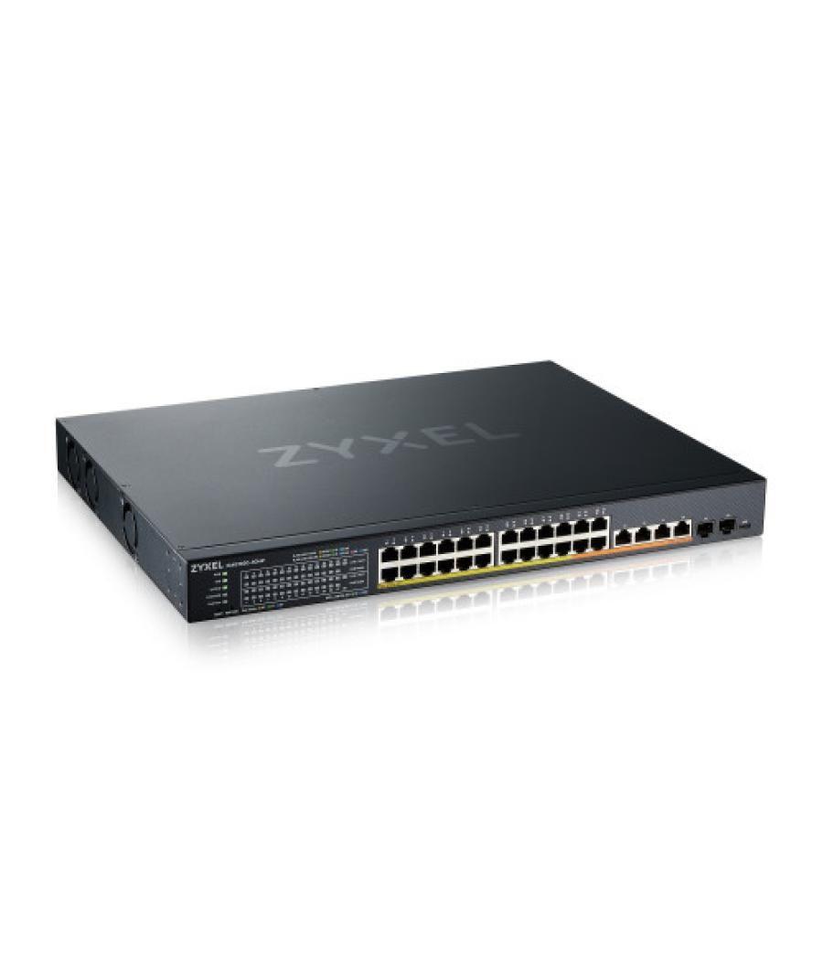 Zyxel xmg1930-30hp gestionado l3 2.5g ethernet (100/1000/2500) energía sobre ethernet (poe) 1u negro