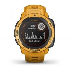 Smartwatch garmin instinct solar/ notificaciones/ frecuencia cardíaca/ gps/ amarillo ocre
