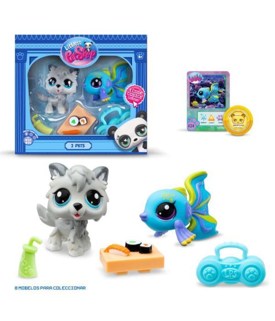 Mascotas little pet shop pack de 2 mascotas - 1 unidad aleatoria