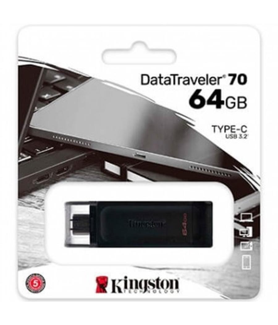 Memoria usb tipo c kingston 64 gb datatraveler 70