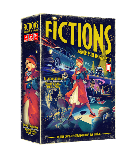 Juego de mesa fictions: memorias de un gangster