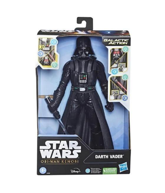 Figura electrónica hasbro star wars galactic action darth vader