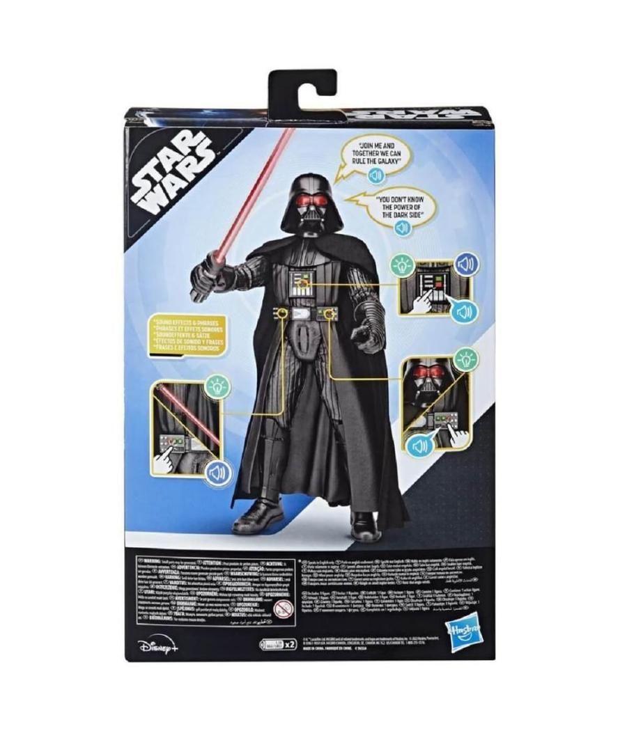 Figura electrónica hasbro star wars galactic action darth vader