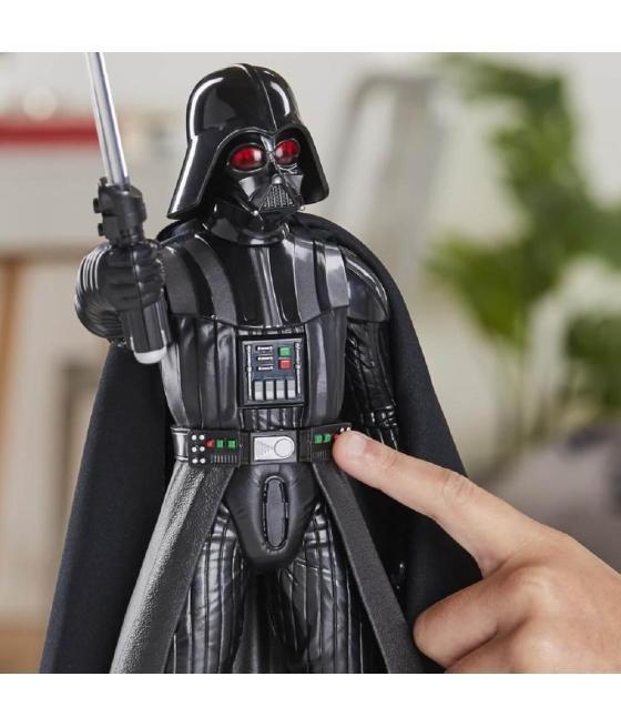 Figura electrónica hasbro star wars galactic action darth vader