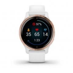 Smartwatch Garmin Venu 2S Notificaciones/ Frecuencia Cardíaca/ GPS/ Oro Rosa y Blanco