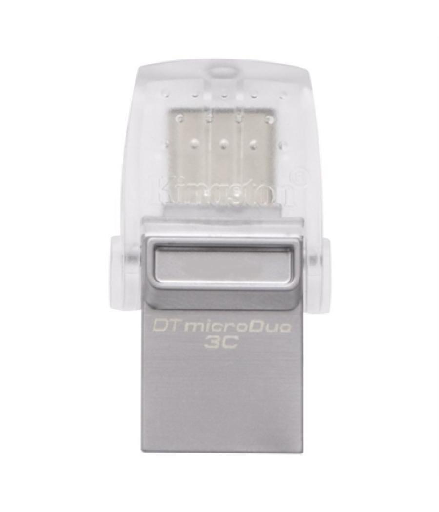 Memoria usb 3.2 usb tipo c kingston 128gb datatraveler micro duo