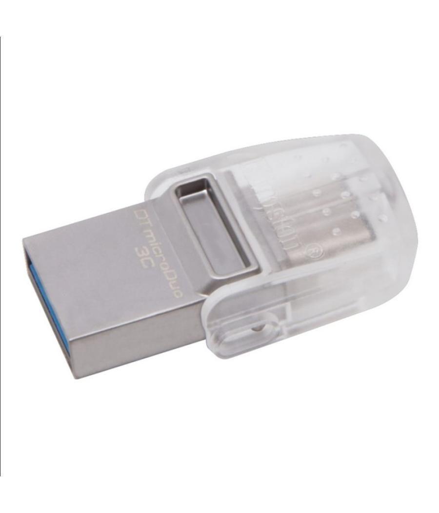 Memoria usb 3.2 usb tipo c kingston 128gb datatraveler micro duo