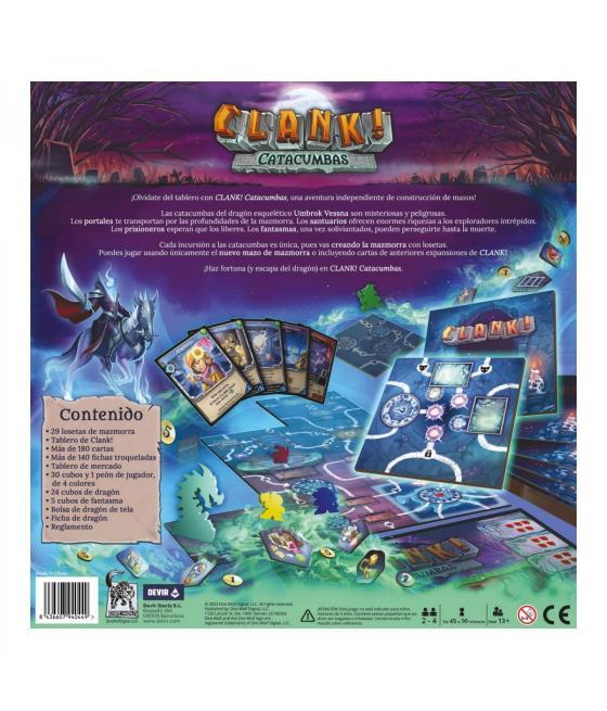 Juego de mesa devir clank! catacumbas