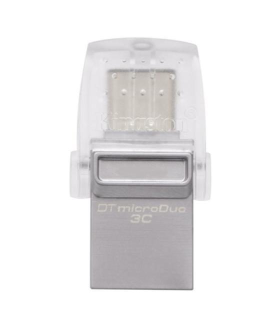 Memoria usb 3.2 usb tipo c kingston 256gb datatraveler micro duo