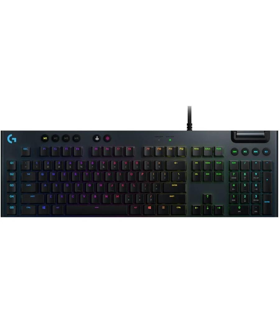 Teclado logitech g815 gaming mecanico rgb gl tactil negro