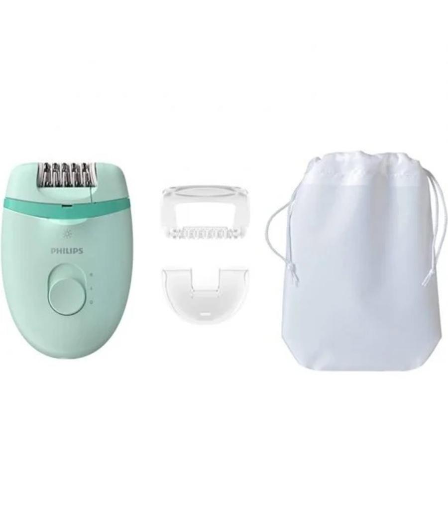 Depiladora philips bre265 - 00 satinelle essential lavable - seco - luz opti - light - 3 accesorios