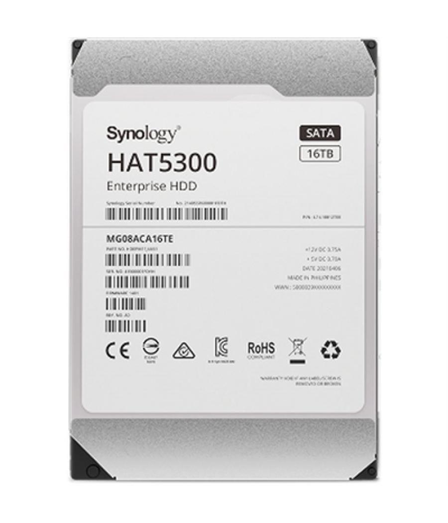 Disco duro interno hdd synology 16tb 3.5pulgadas 512mb 7200rpm