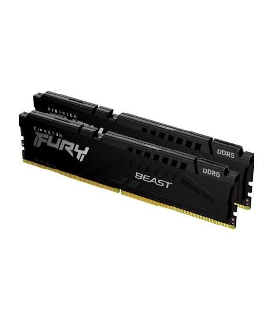 Memoria ram ddr5 16gb 2x8gb kingston - 6000mhz - pc5 48000 - fury beast - cl40 - 1.35v