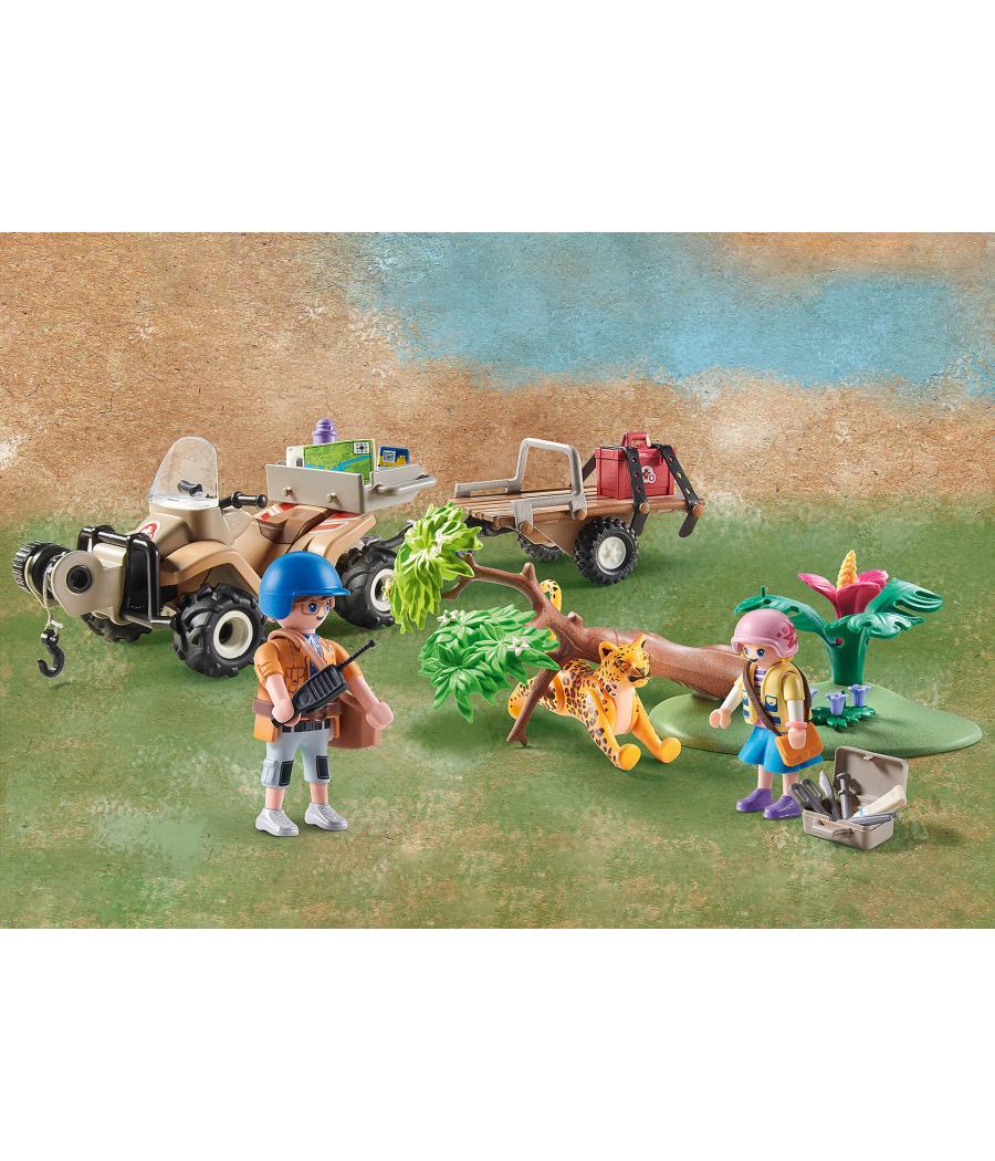 Playmobil wiltopia quad rescate de animales